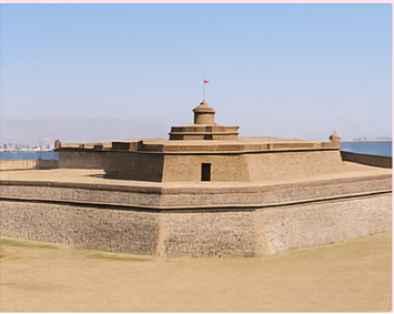 Vista de la Fortaleza del Real Felipe